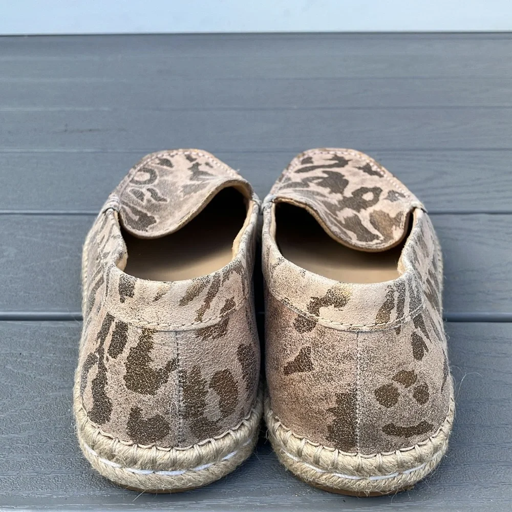 Naturalizer Women Leather Alexa Espadrille Flat - Like New